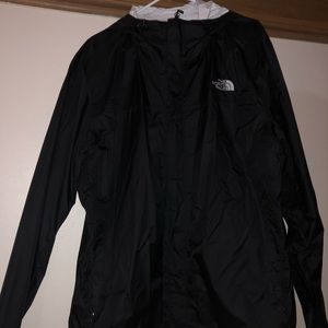 Black North Face Rain Jacket